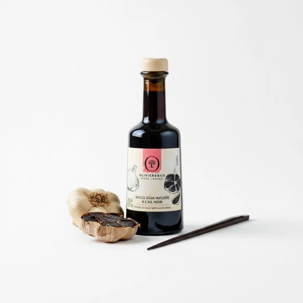 Oliviers & Co Black Garlic Infused Soy Sauce 1