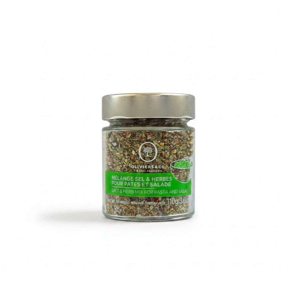 Oliviers & Co Salt & Herb Mix for Pasta and Salads by Michelin Chef Jean-Marie Meulien 1