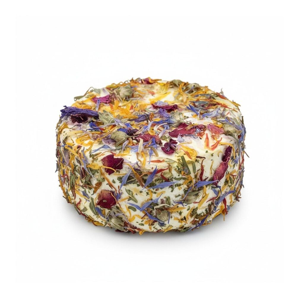 Beillevaire Fresh Goat Cheese with Flowers 1