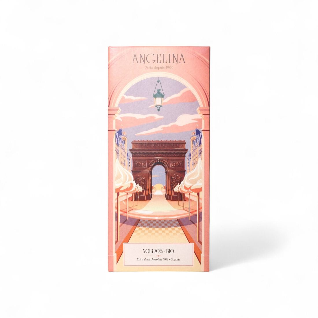 Angelina Organic Dark Chocolate 70% Bar 1