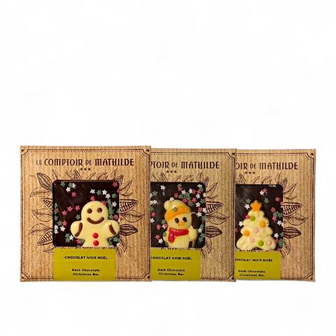 Comptoir de Mathilde Christmas Dark Chocolate Tablette