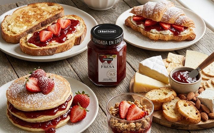 HELIOS STRAWBERRY NATURAL EXTRA JAM: SWEET, FRUITY & NATURALLY DELICIOUS