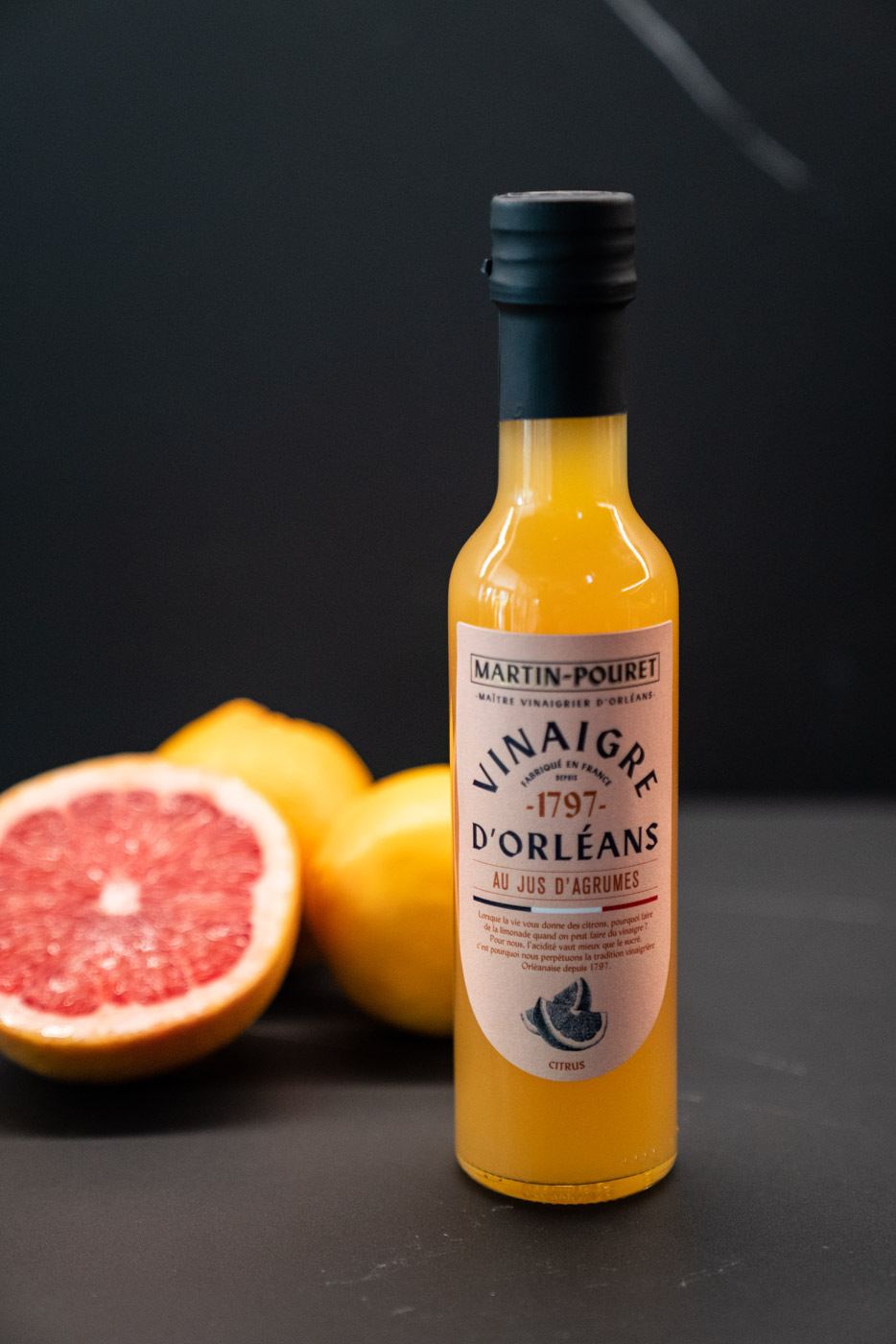 Martin-Pouret White Wine Vinegar with Citrus Juice 1