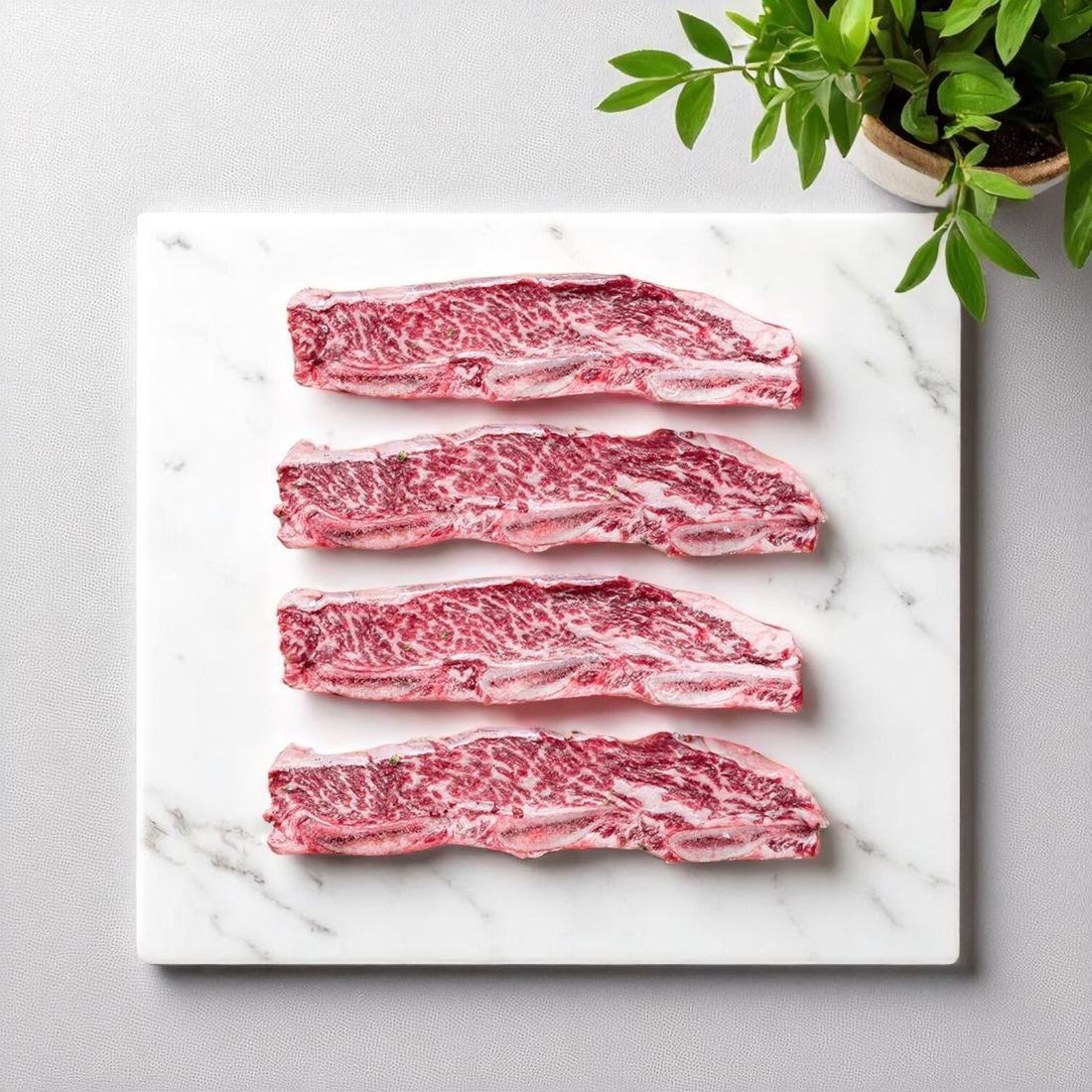 USDA Wisconsin Beef Bone-In Short Rib Prime (Kalbi Cut) 1
