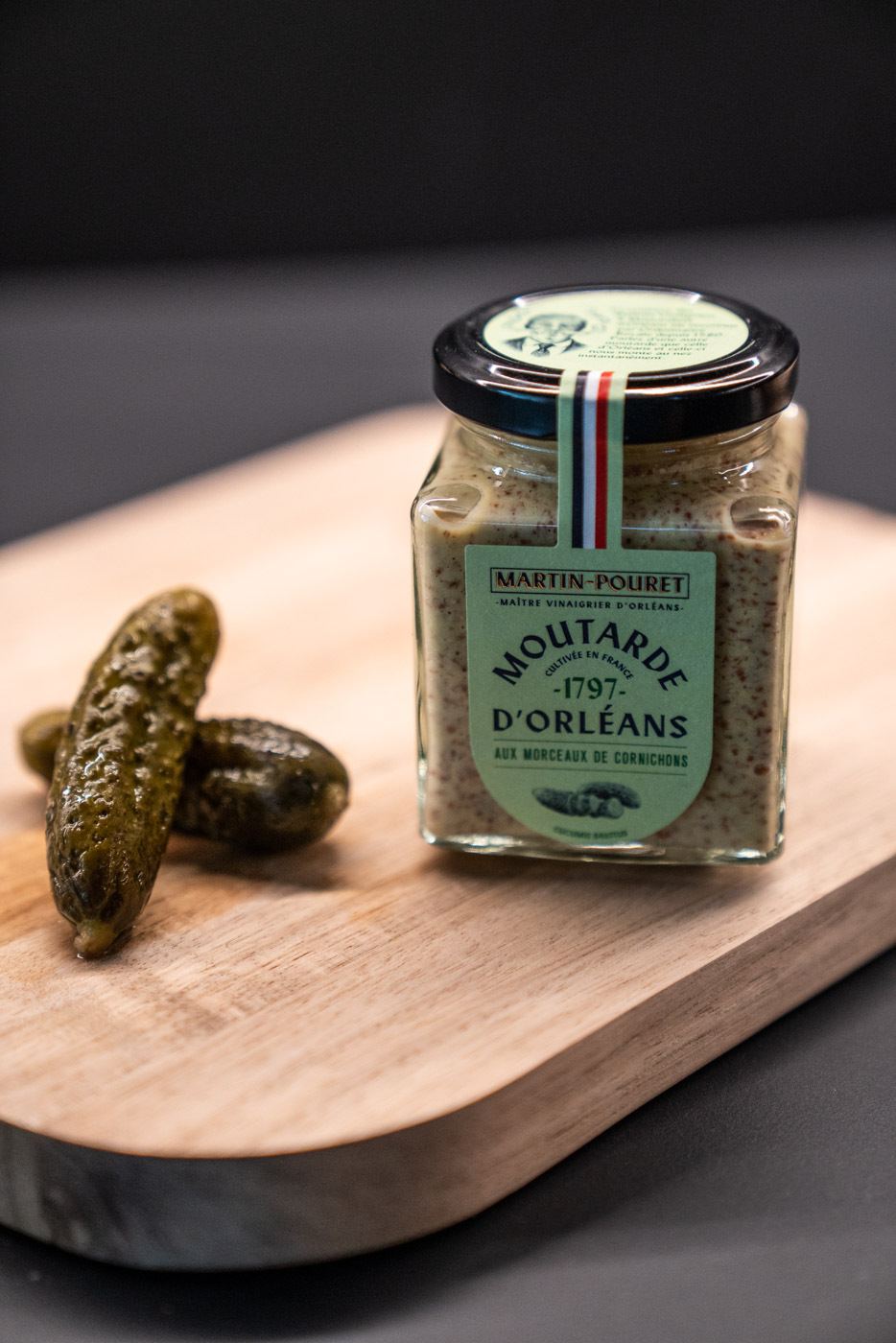 Martin Pouret Mustard with Cornichon Pickle Pieces 1