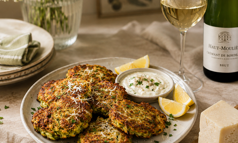 CRISPY ZUCCHINI FRITTERS WITH AMBROSSI PECORINO ROMANO DOP
