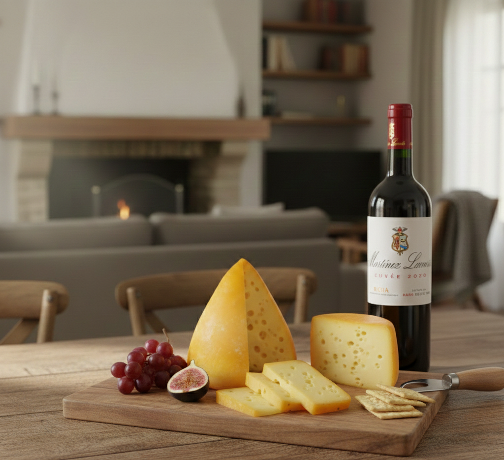 RED WINE, SMOKED CHEESE — PERFECTLY PAIRED, PERFECTLY ELEGANT