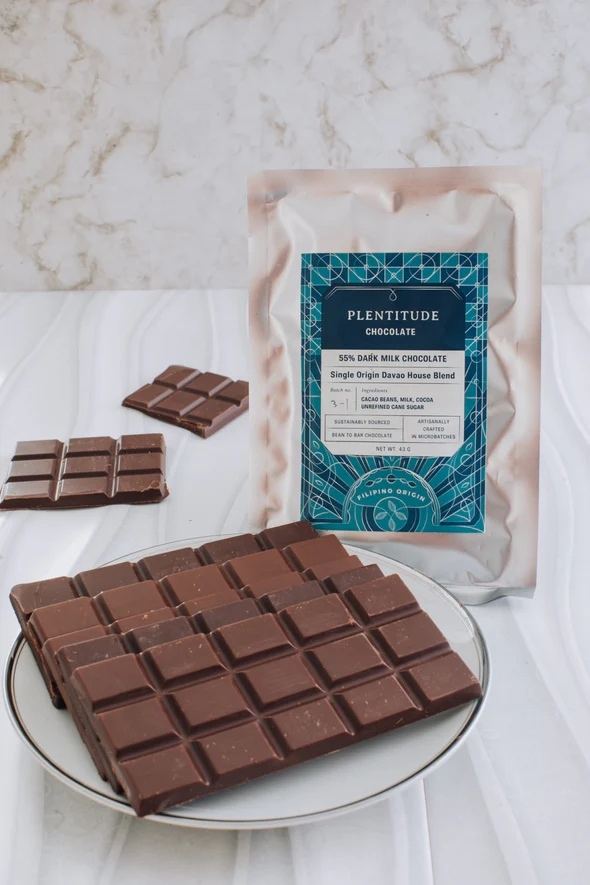 Plentitude Chocolate 55% Dark Milk Chocolate thumbnail 2
