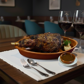 SLOW-ROASTED LAMB LEG